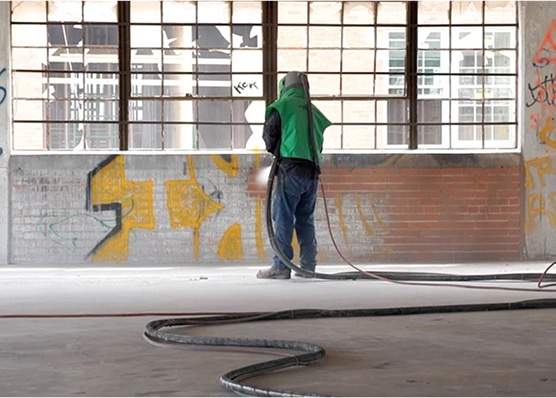 Sandblasting